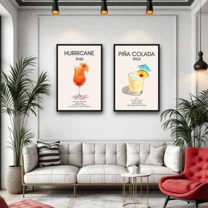 Hurricane Cocktail Bar Art Print