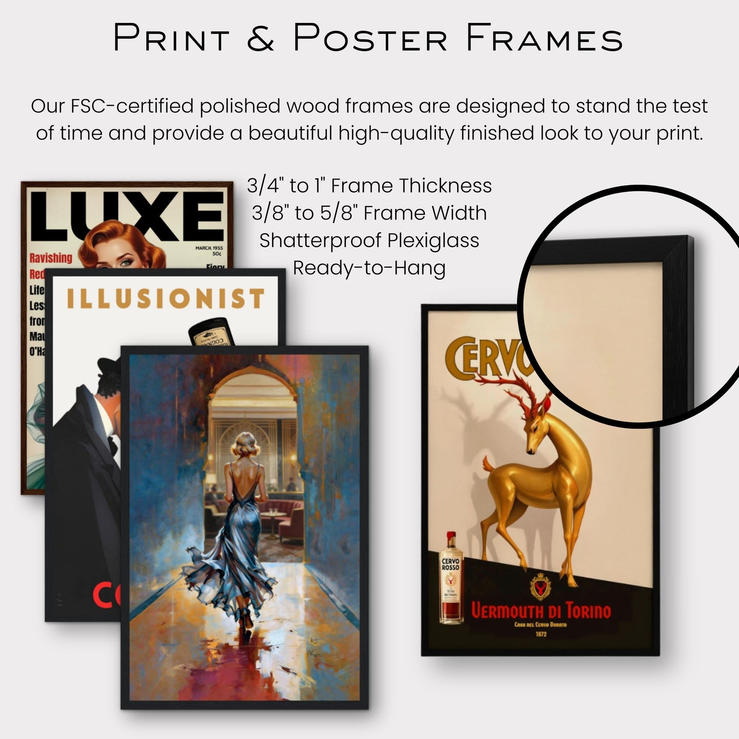 1920s Speakeasy Gatsby Flapper Art Deco Print