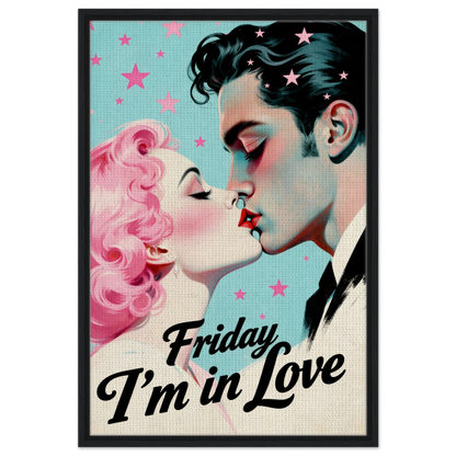 Friday I'm In Love - Retro Romantic Art Print