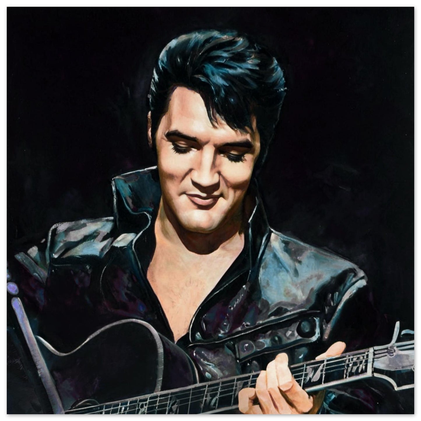 Elvis Presley Comeback Tour Art Print No Frame 70x70 cm 28x28″ Museum-Quality Matte Paper Poster