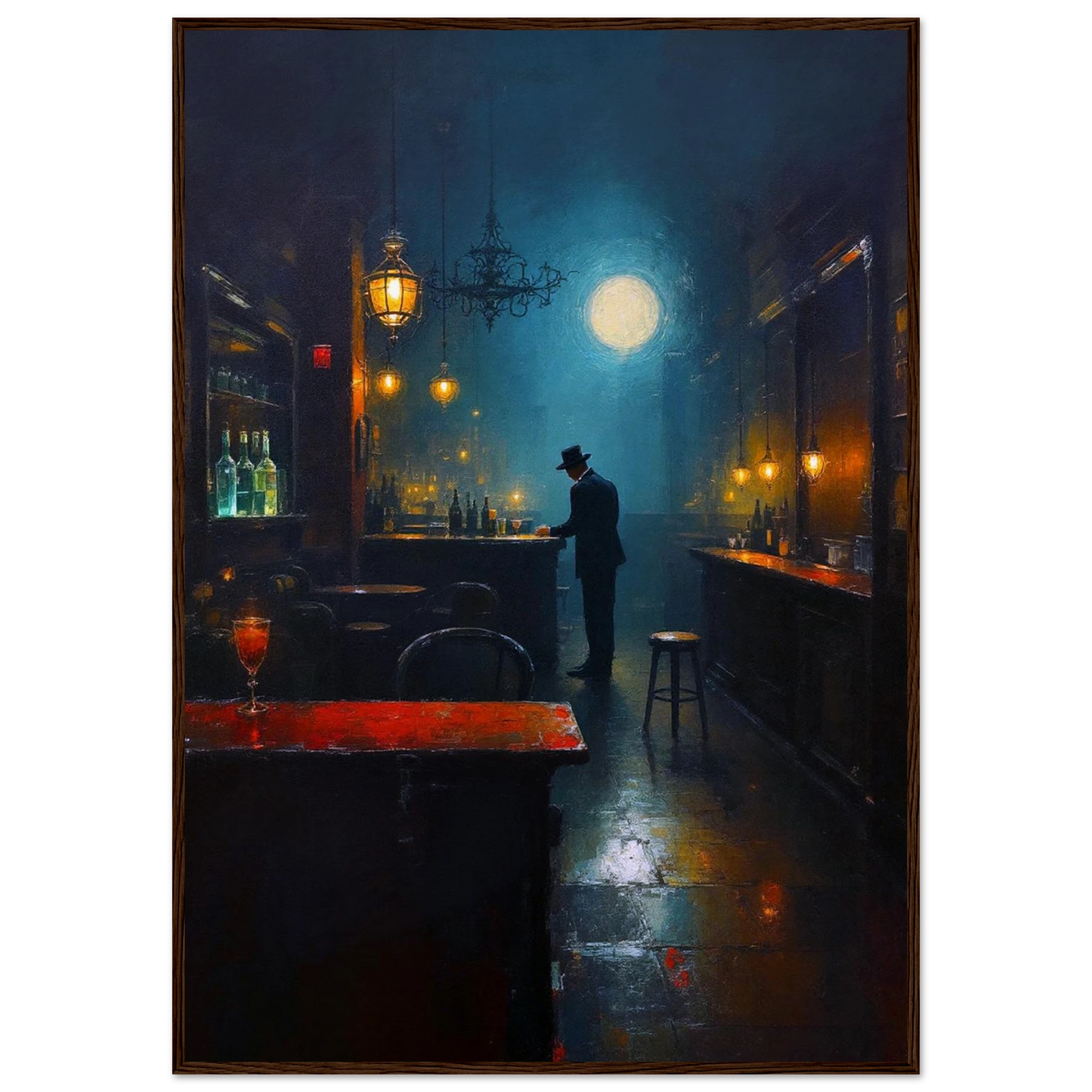 Speakeasy Bootleg Prohibition Bar Art Print