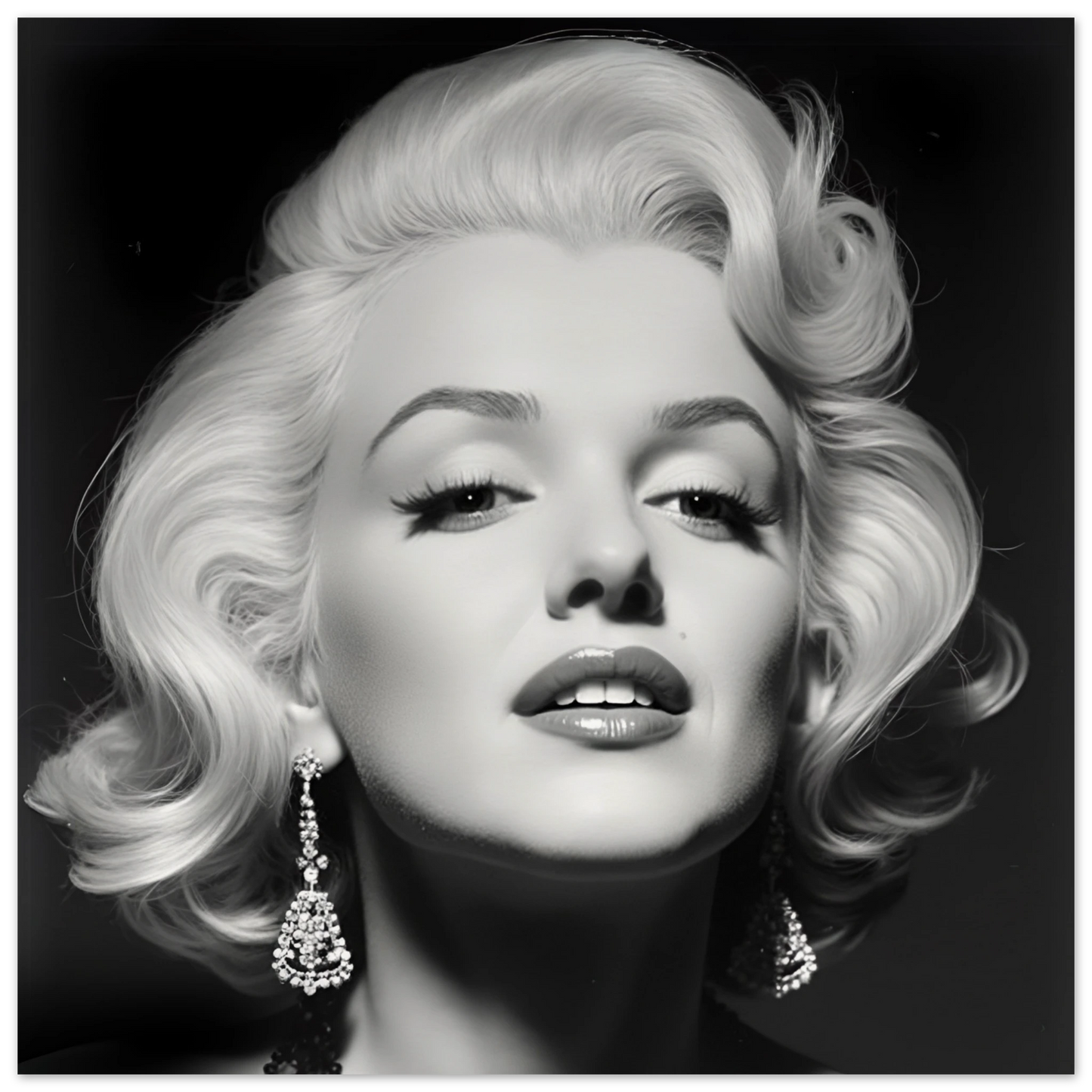 Marilynn Monroe Art Print No Frame 30x30 cm 12x12″ Museum-Quality Matte Paper Poster