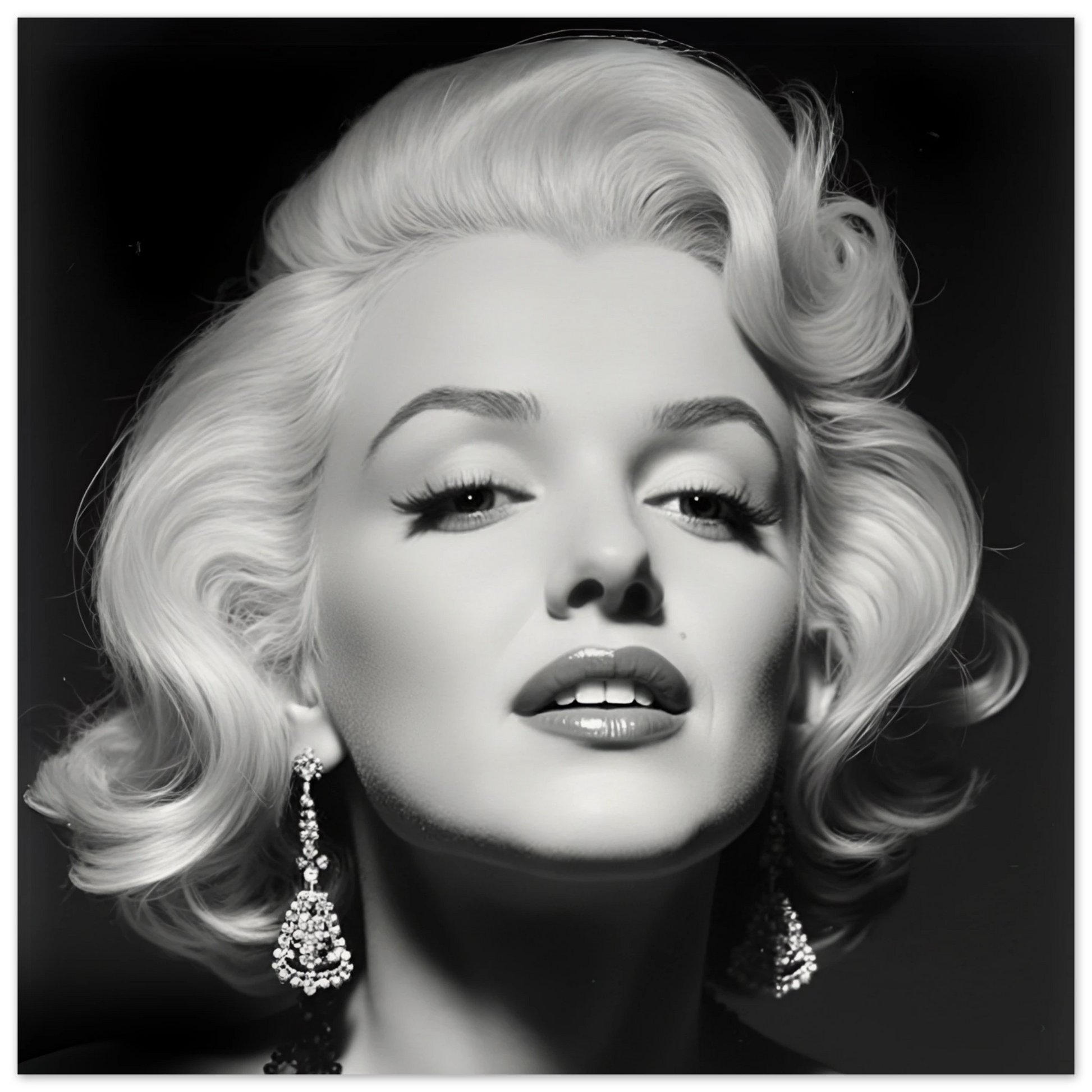 Marilynn Monroe Art Print No Frame 30x30 cm 12x12″ Museum-Quality Matte Paper Poster