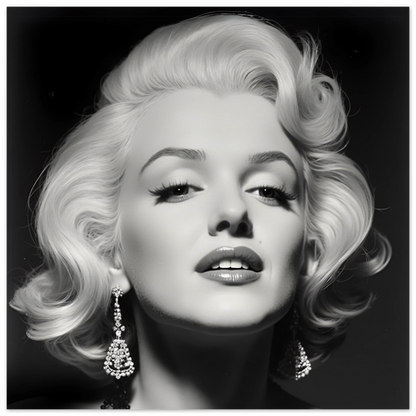 Marilynn Monroe Art Print No Frame 30x30 cm 12x12″ Museum-Quality Matte Paper Poster