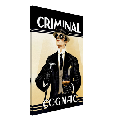 Criminal Cognac 1920s Art Deco Print