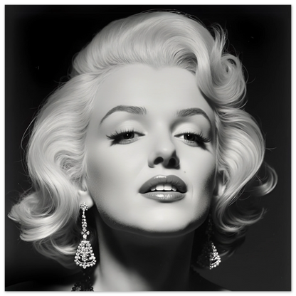 Marilynn Monroe Art Print No Frame 45x45 cm 18x18″ Museum-Quality Matte Paper Poster
