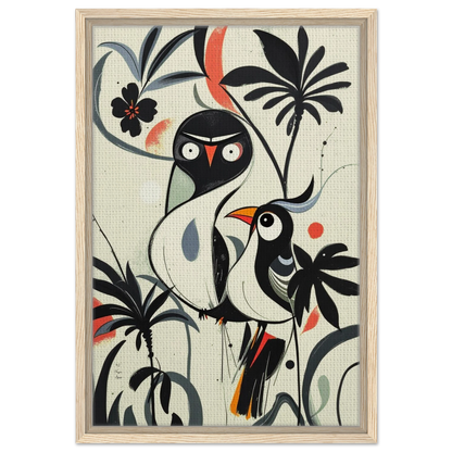 Abstract Bird Modern Tropical Art Print