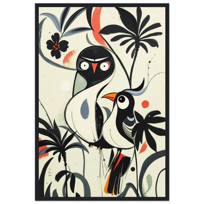 Abstract Bird Modern Tropical Art Print
