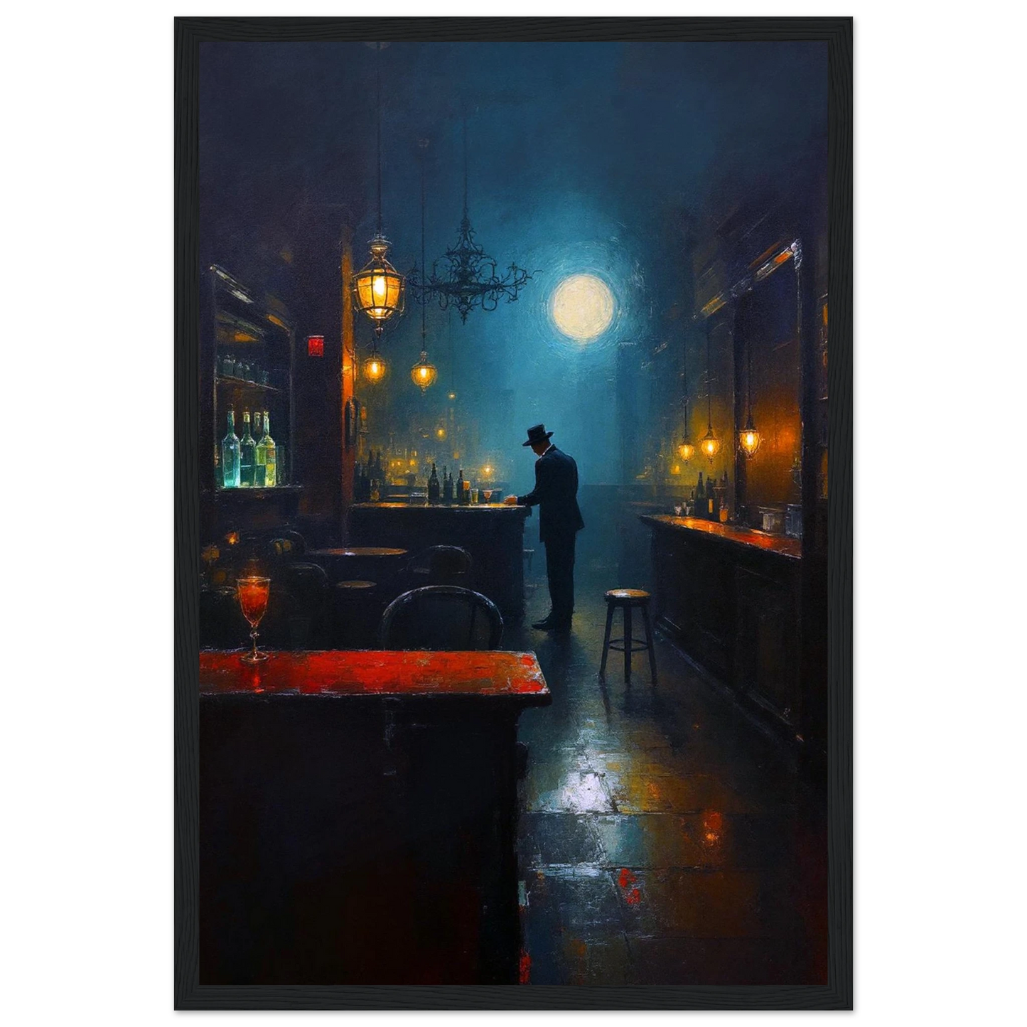 Speakeasy Bootleg Prohibition Bar Art Print