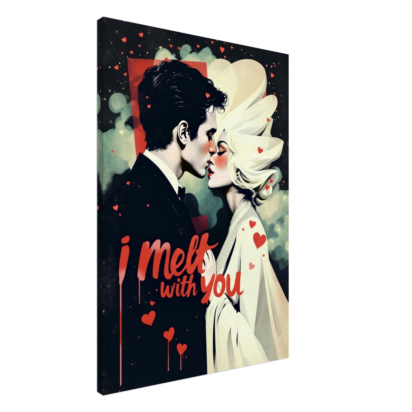 I Melt With You Avant-garde Retro Art Print
