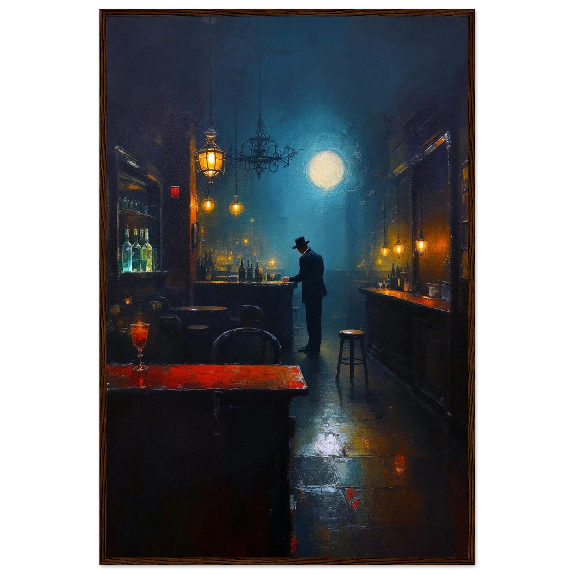 Speakeasy Bootleg Prohibition Bar Art Print