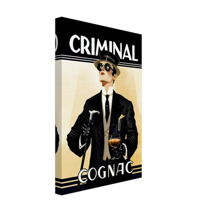 Criminal Cognac 1920s Art Deco Print