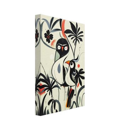 Abstract Bird Modern Tropical Art Print