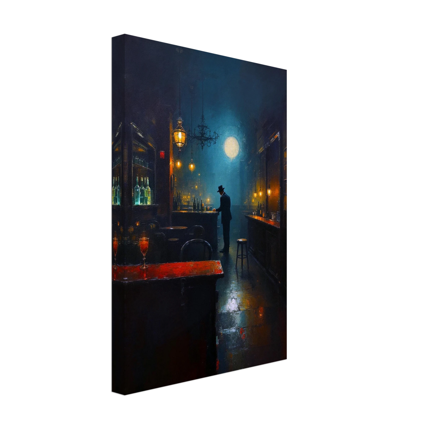 Speakeasy Bootleg Prohibition Bar Art Print