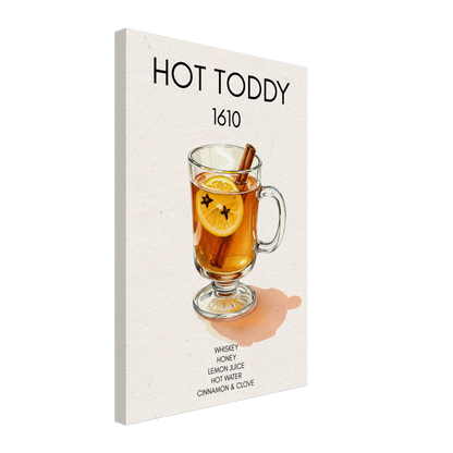 Hot Toddy Cocktail Bar Art Print No Frame 40x60 cm 16x24″ Gallery Wrapped Canvas