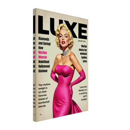 Marilyn Monroe Old Hollywood Art Print No Frame 40x60 cm 16x24″ Gallery Wrapped Canvas