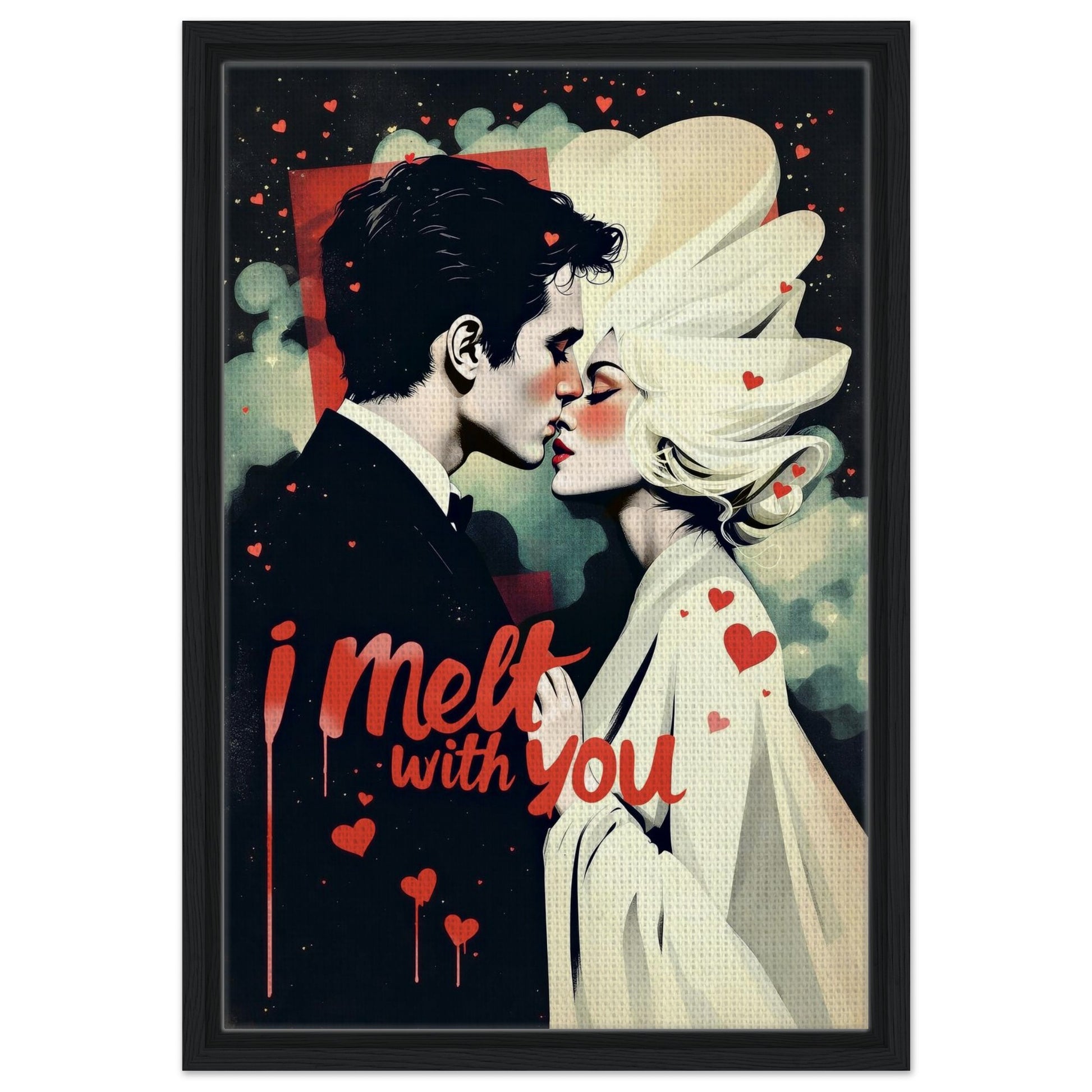 I Melt With You Avant-garde Retro Art Print
