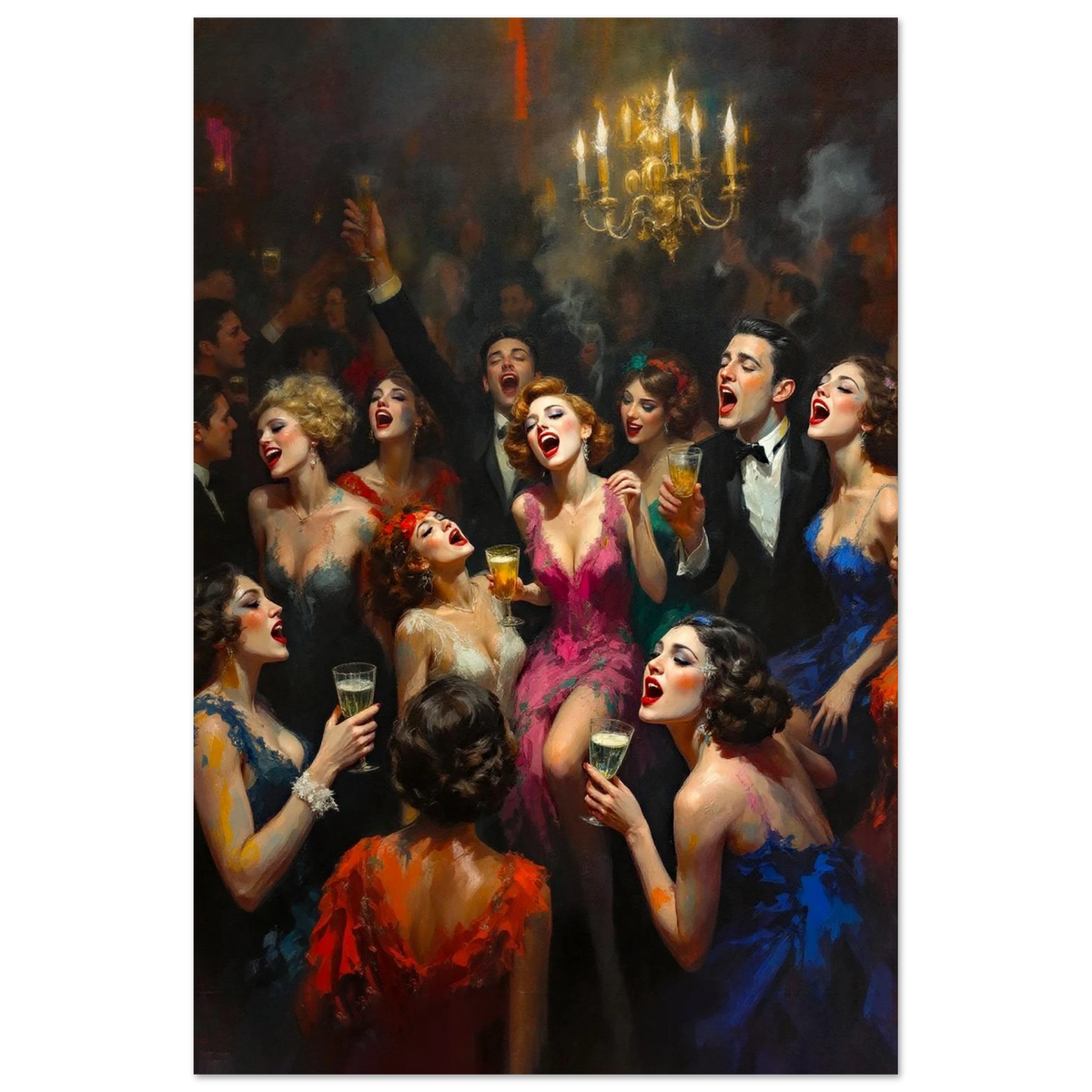 Gatsby 1920s Art Deco Speakeasy Art Print 40x60 cm 16x24″ Classic Matte Paper Poster No Frame