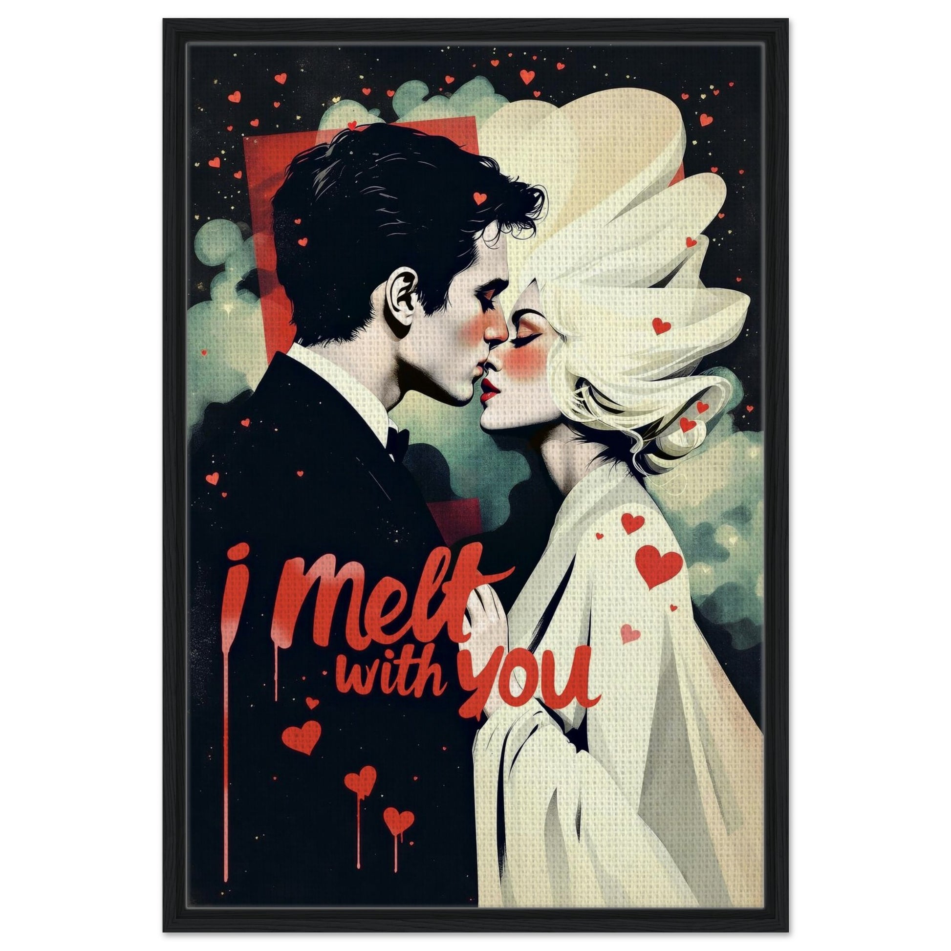 I Melt With You Avant-garde Retro Art Print