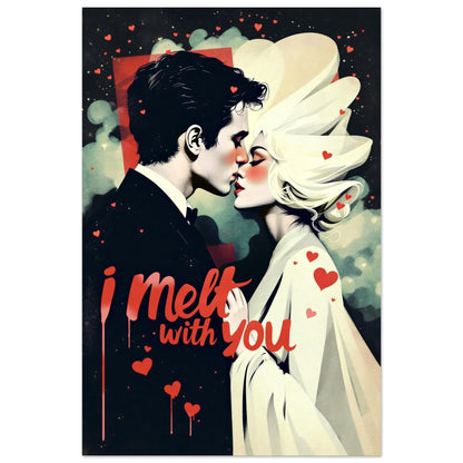 I Melt With You Avant-garde Retro Art Print 16x24″ Museum-Quality Matte Poster