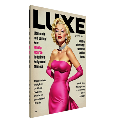 Marilyn Monroe Old Hollywood Art Print No Frame 70x100 cm 28x40″ Gallery Wrapped Canvas