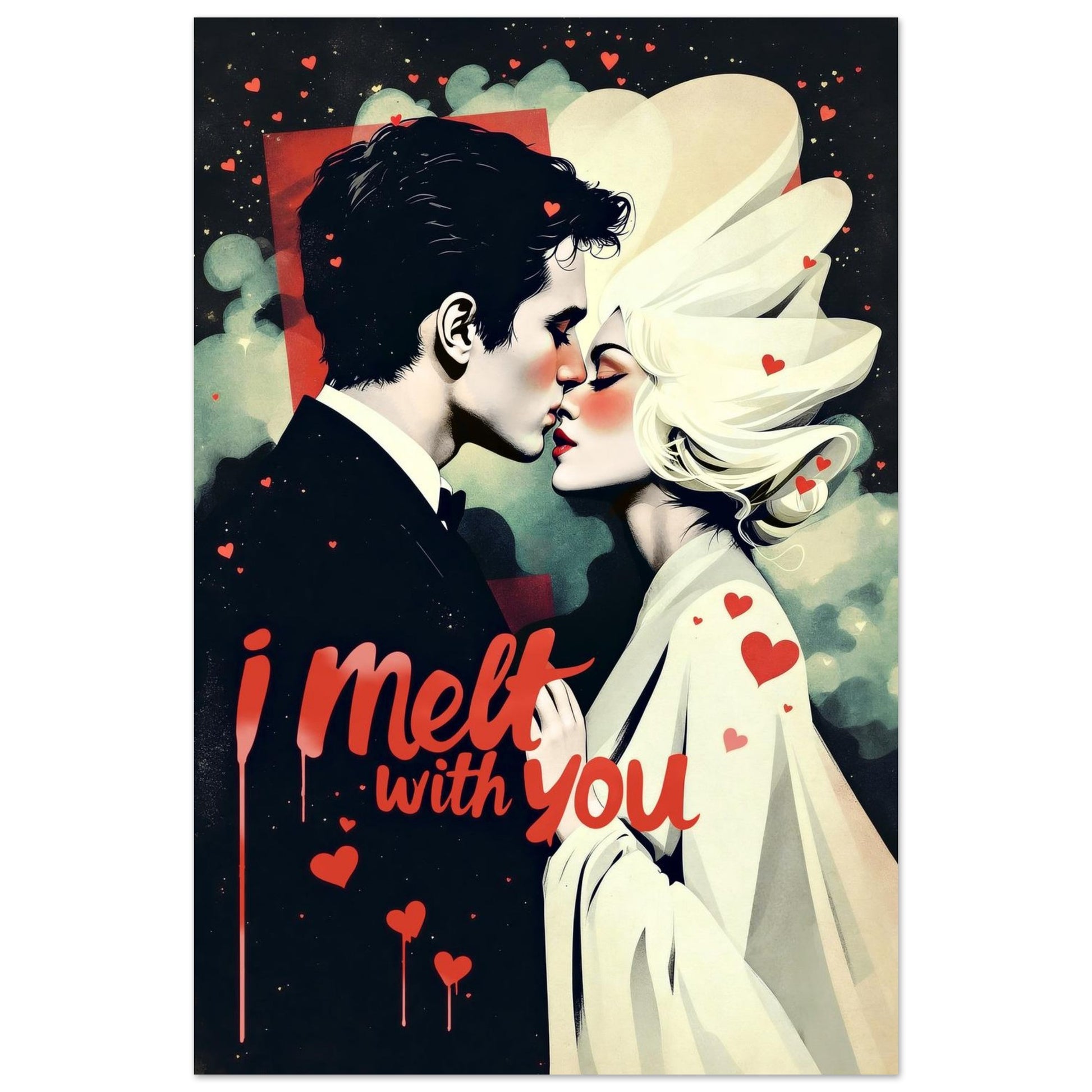 I Melt With You Avant-garde Retro Art Print