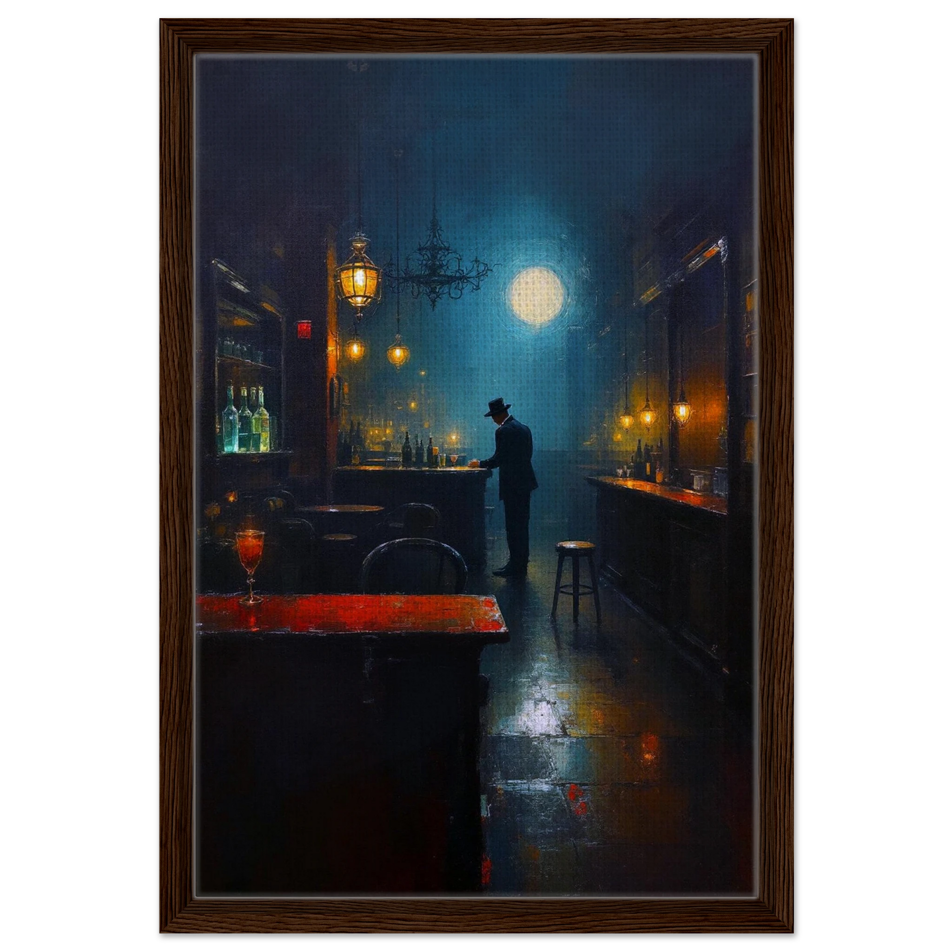 Speakeasy Bootleg Prohibition Bar Art Print