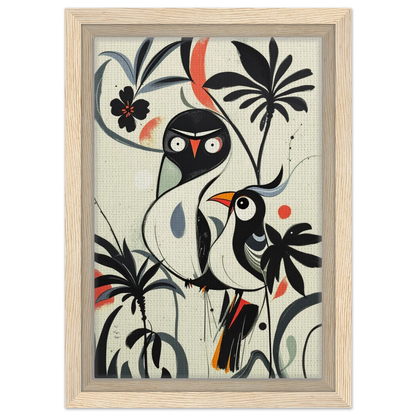 Abstract Bird Modern Tropical Art Print