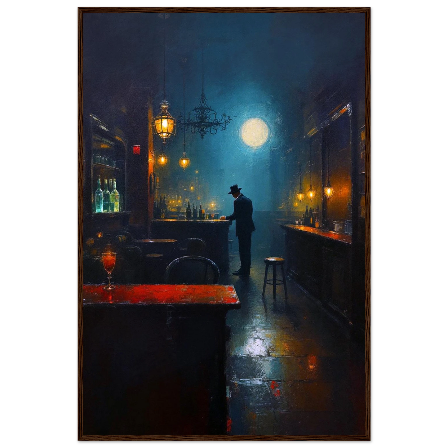 Speakeasy Bootleg Prohibition Bar Art Print