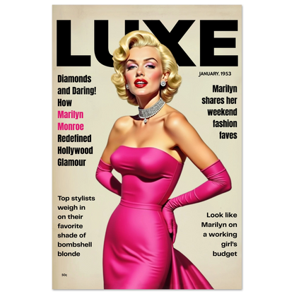 Marilyn Monroe Old Hollywood Art Print No Frame 30x45 cm 12x18″ Premium Matte Paper Poster