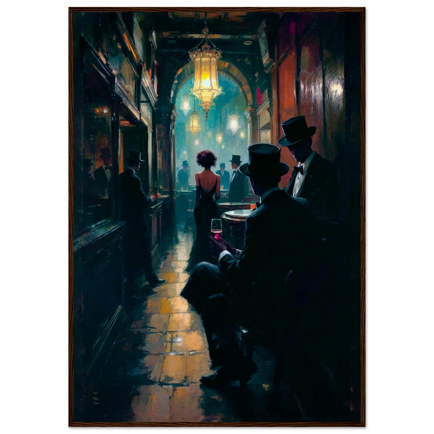 Prohibition Speakeasy Art Deco Print