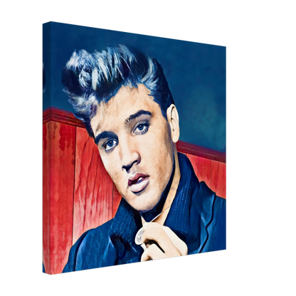 Young Elvis Presley Art Print No Frame 50x50 cm 20x20″ Gallery Wrapped Canvas