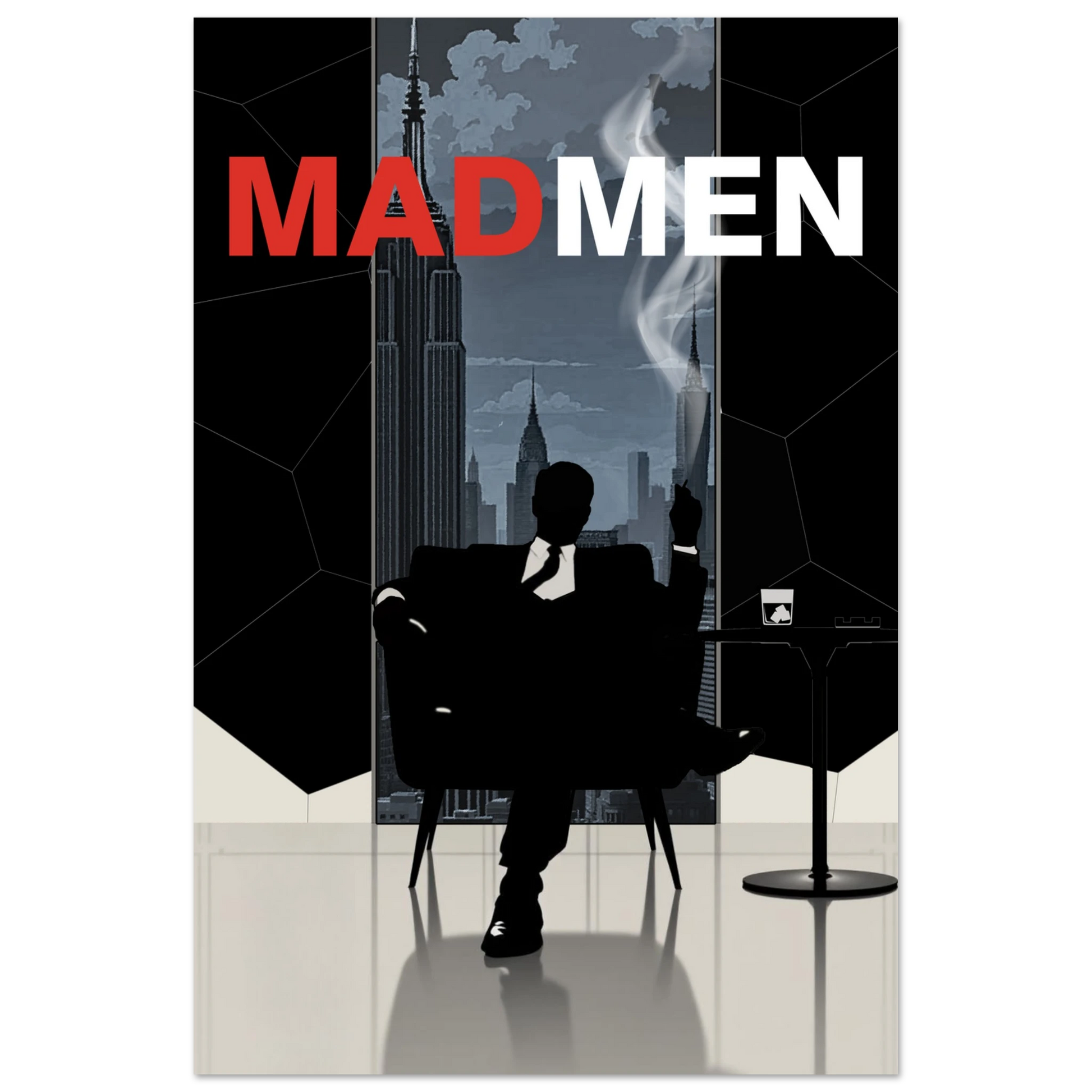 Mad Men Don Draper Retro Art Print No Frame 30x45 cm 12x18″ Premium Matte Paper Poster