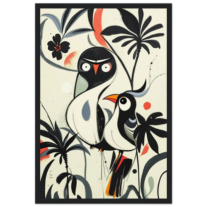 Abstract Bird Modern Tropical Art Print