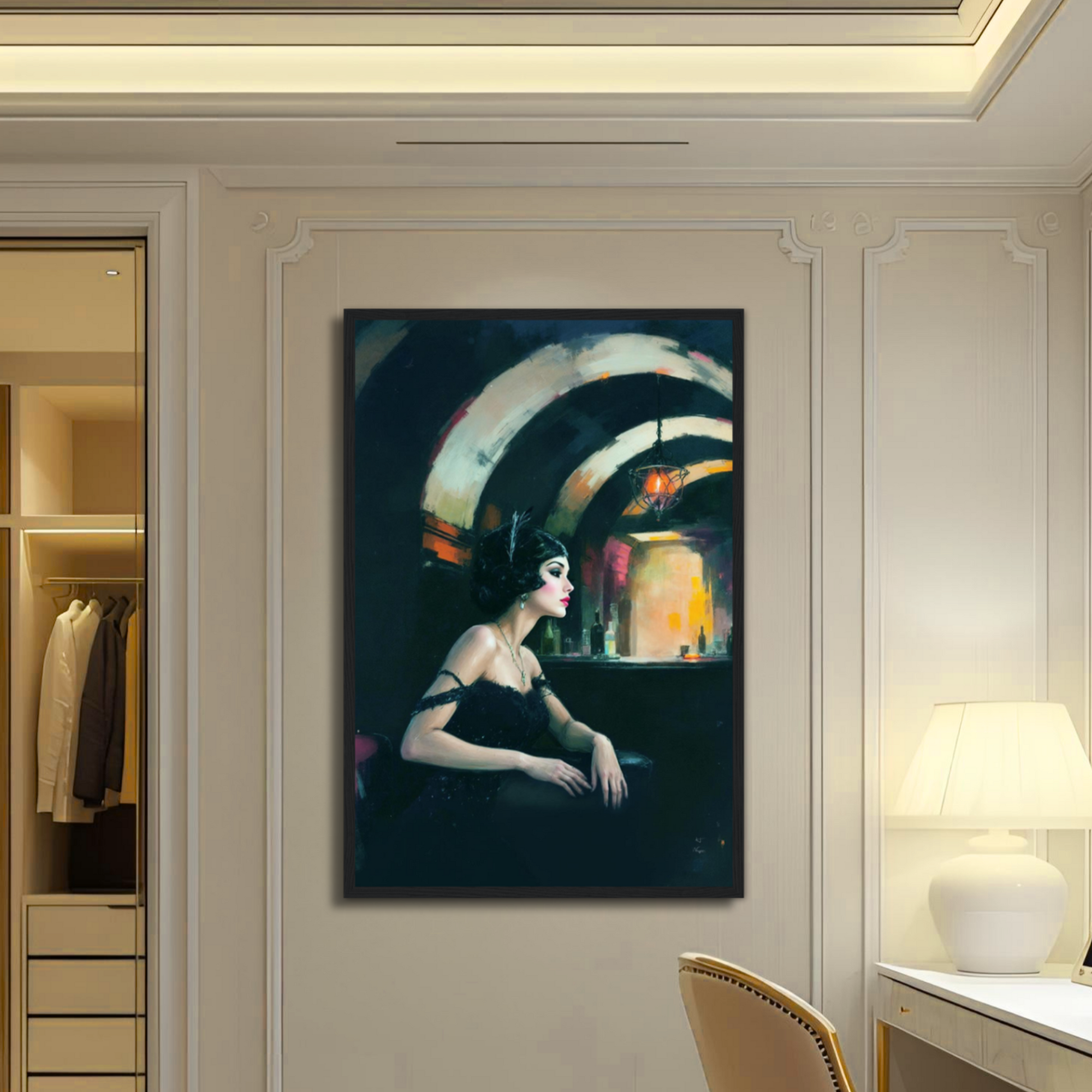 Speakeasy Flapper Gatsby Wall Art Poster Print