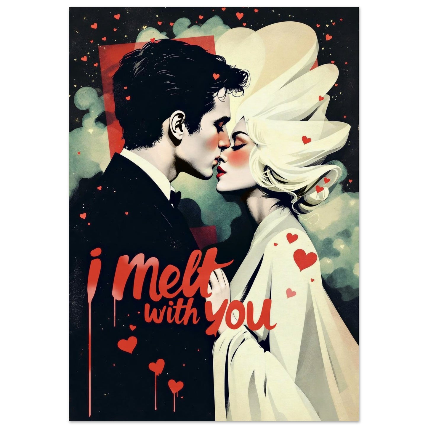 I Melt With You Avant-garde Retro Art Print