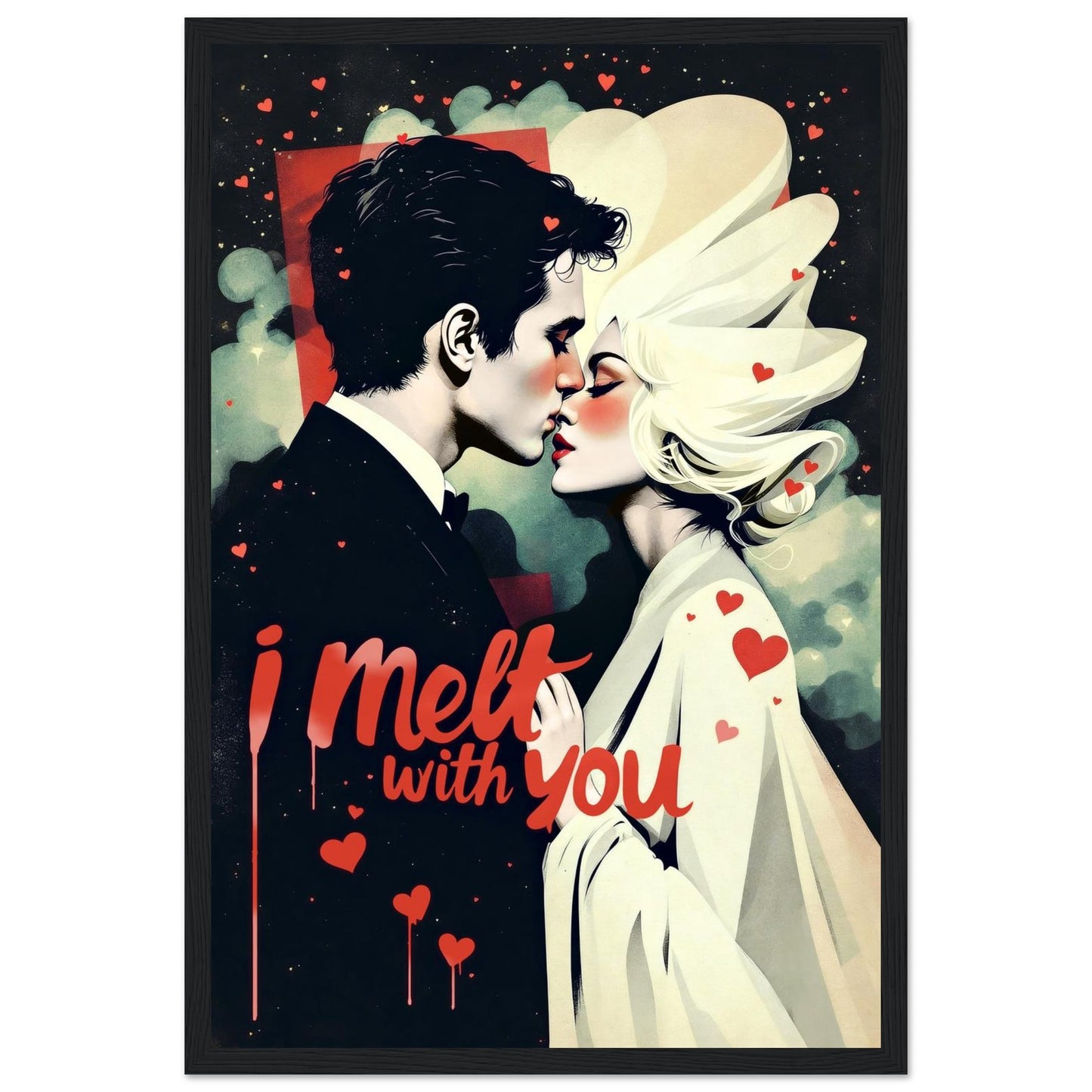 I Melt With You Avant-garde Retro Art Print