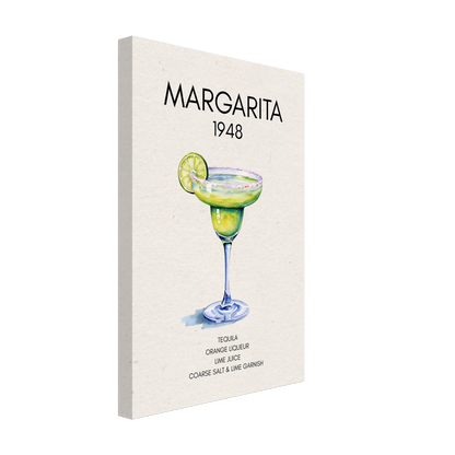 Margarita Cocktail Bar Art Print No Frame 30x45 cm 12x18″ Gallery Wrapped Canvas
