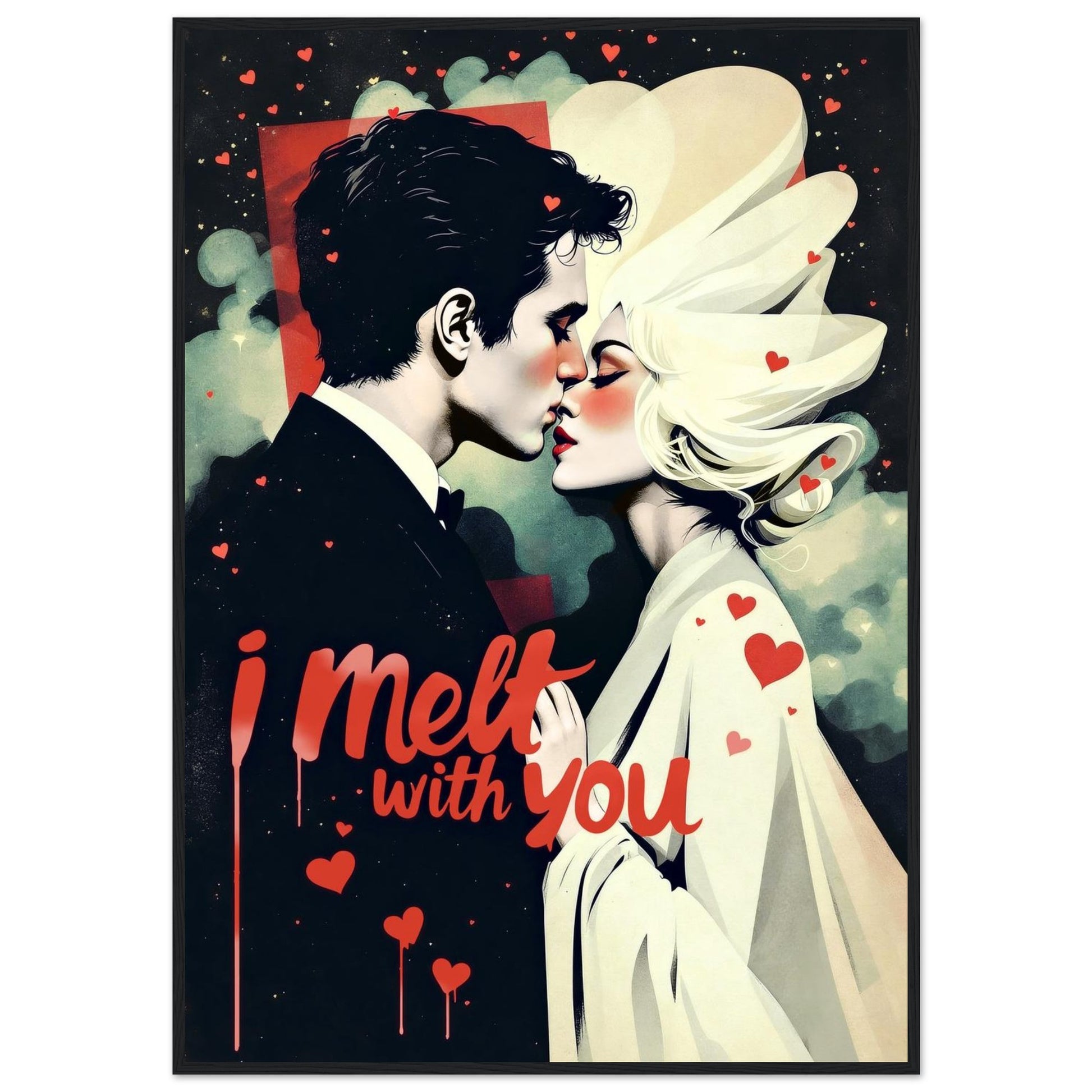 I Melt With You Avant-garde Retro Art Print