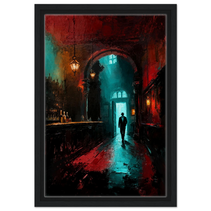 Speakeasy 1920s Bar Art Poster Print 60x90 cm 24x36″ Sleek Acrylic Print No Frame