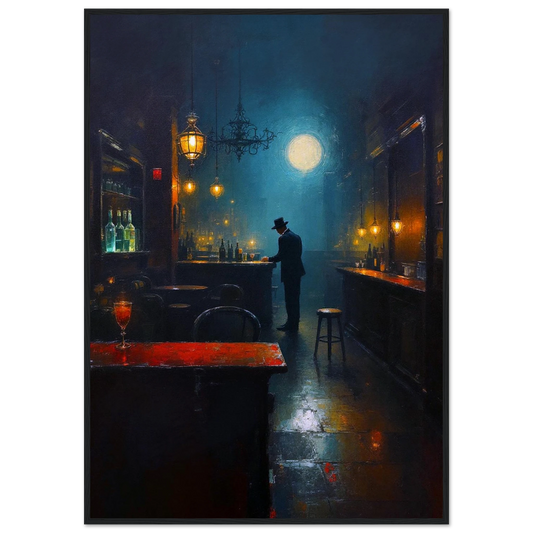 Speakeasy Bootleg Prohibition Bar Art Print