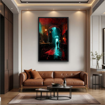 Speakeasy 1920s Bar Art Poster Print